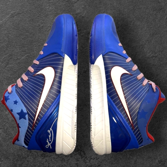 Nike Other - Nike Kobe 4 Protro Philly Sneakers Blue Red Star Design